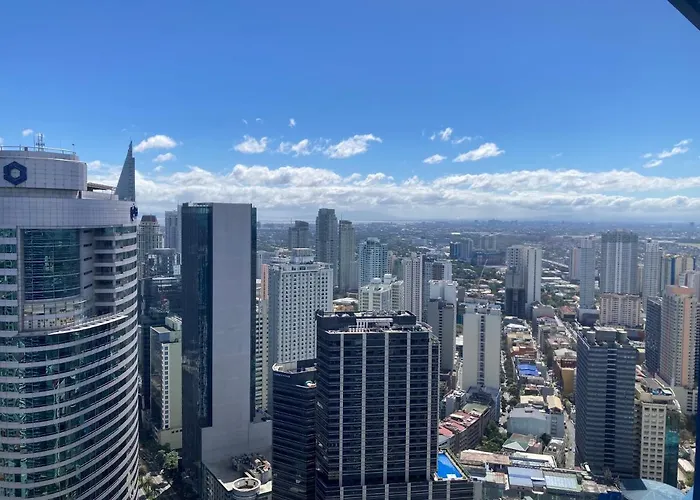 公寓 Makati Amazing View Penthouse Studio, Air Residence, Fast Internet 马尼拉