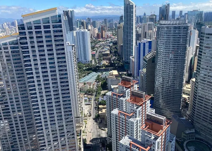 Makati Amazing View Penthouse Studio, Air Residence, Fast Internet 公寓 马尼拉