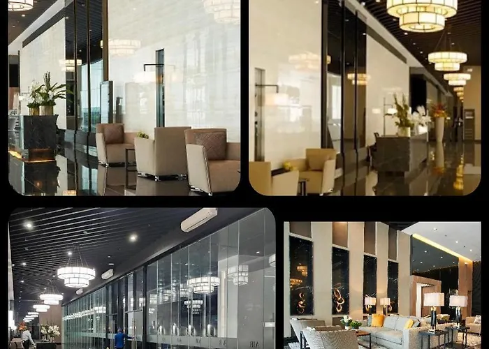 公寓 Makati Amazing View Penthouse Studio, Air Residence, Fast Internet *