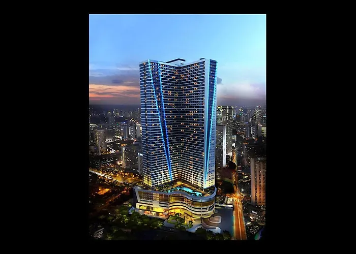 Makati Amazing View Penthouse Studio, Air Residence, Fast Internet 公寓