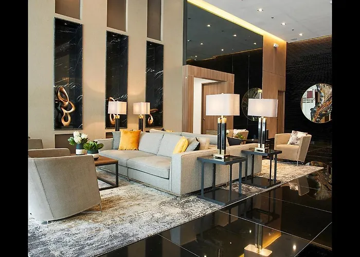 公寓 Makati Amazing View Penthouse Studio, Air Residence, Fast Internet *